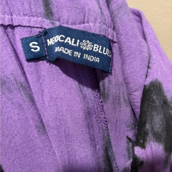 Purple Tie-Dye Relaxed Jumpsuit SHORT - Picture 8 of 8